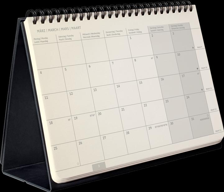 Productafbeelding Sigel Bureaukalender (21,3 x 22 cm, Hardcover, Duits, Frans, Engels, Nederlands)