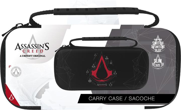 Immagine prodotto Freaks and Geeks Assassin's Creed - Sacca di trasporto Slim - Noire - Modello Emblèmes per Nintendo Switch e Switc (Switch)