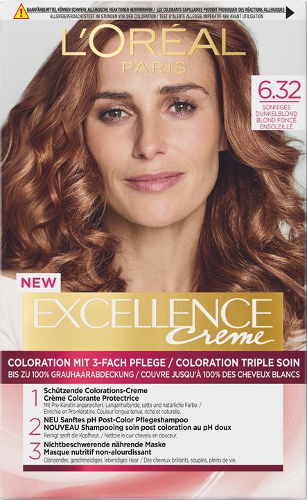 Produktbild L'Oréal Paris Excellence Crème (6.32 Sonniges Dunkelblond)