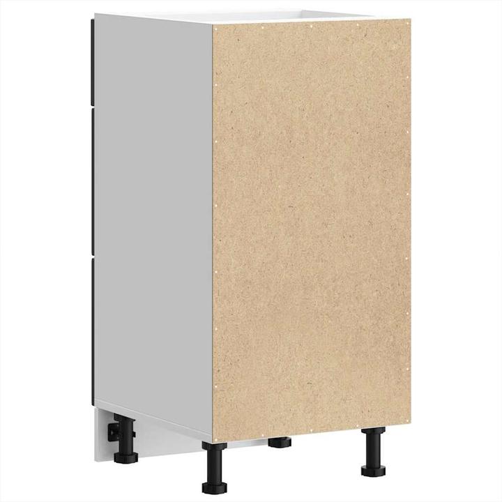 Produktbild VidaXL Unterschrank Schwarz 40x46x81,5 cm Holzwerkstoff Küchenschrank (40 x 46 x 81.5 cm)
