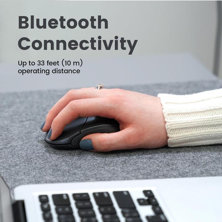 Immagine prodotto Perixx PERIMICE-802IN, Bluetooth-Maus für PC und Tablet, schnurlos, Iron (Senza fili)