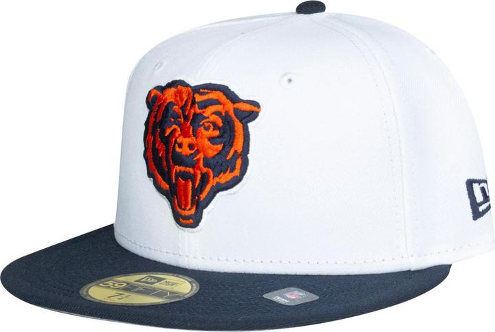 Produktbild New Era 59Fifty Fitted Cap - Chicago Bears Head weiss - 7 1/2 (7 1/2)