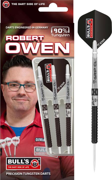 Image du produit Bull's James Wilson Steeldart, 97% tungstène (24 g)