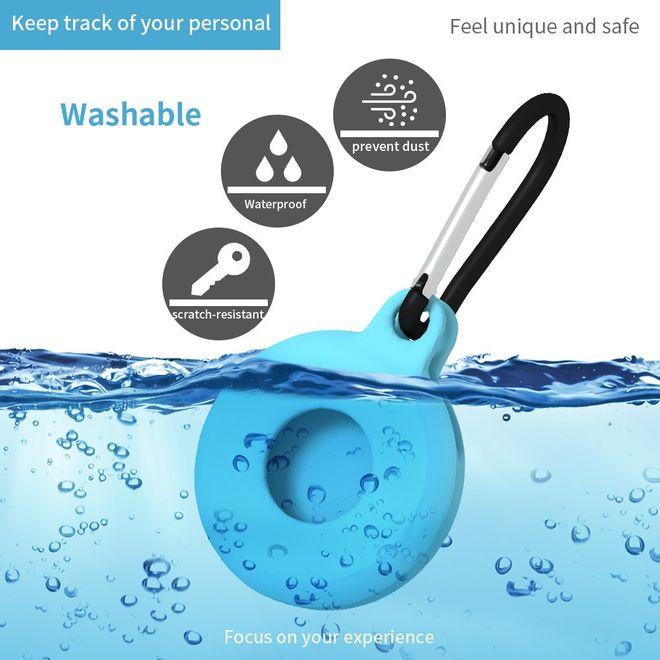Image du produit MU Style Housse en silicone AirTag avec porte-clés