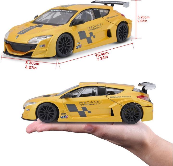 Actual product image Bburago Renault Megane Trophy