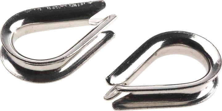 Actual product image Rs Pro S/steel thimble for use w/wire rope,5mm