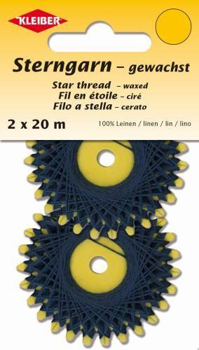Actual product image Kleiber Star yarn 52 blue 2x20 m