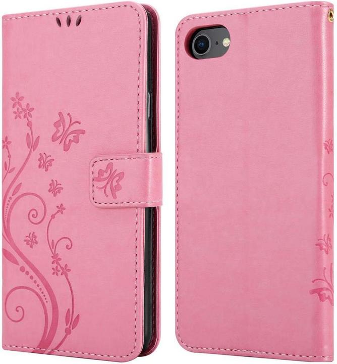 Actual product image Cadorabo Flower Book Cover (Apple iPhone 7, Apple iPhone SE (2nd Gen))