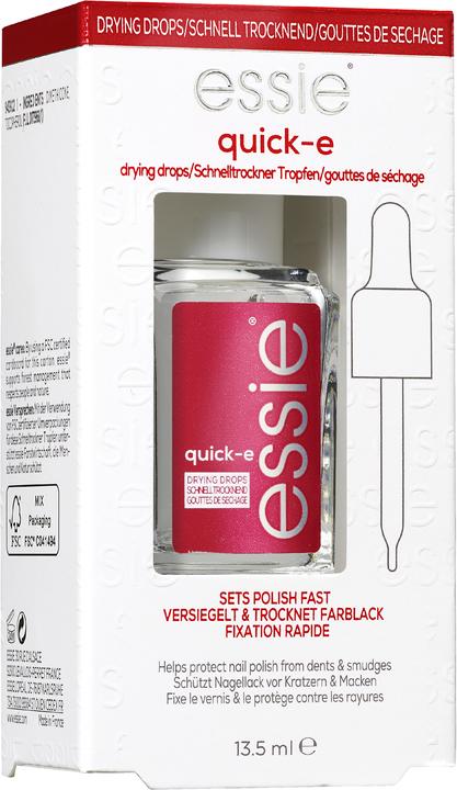 Actual product image Essie Quick-e drying drops (Transparent, Top coat)