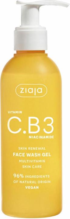 Ziaja Vitamin C.B3 Niacinamide Cleansing Gel 190ml (Gel, 190 ml)