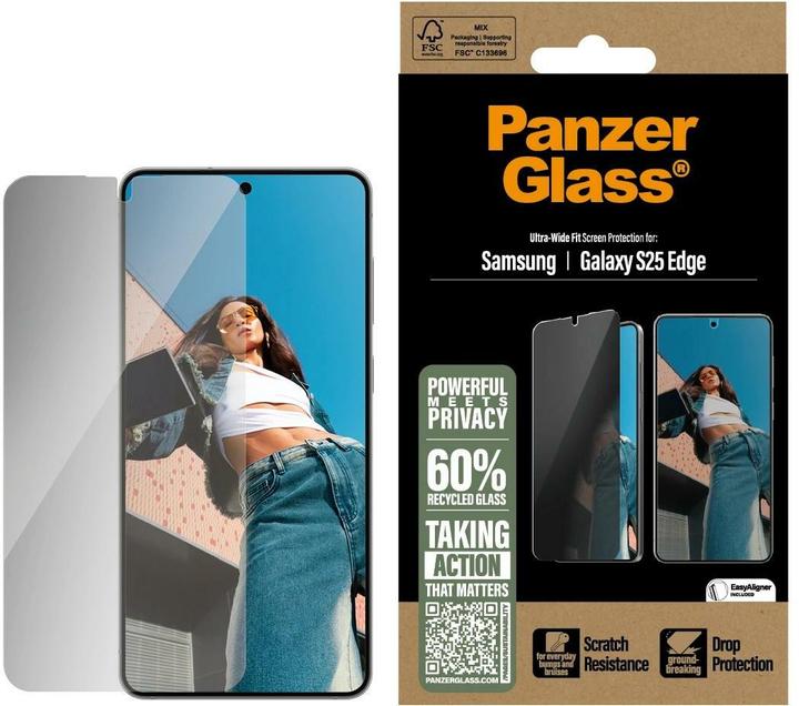 Produktbild PanzerGlass Privacy (1 Stück, Samsung Galaxy S25 Edge)