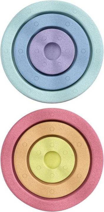 Actual product image Stapelstein ® Inside Rainbow Pastel, set of 6