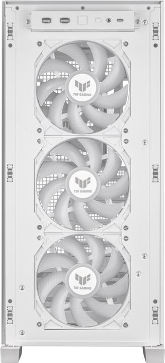 Actual product image ASUS TUF Gaming GT302 TG ARGB White (ATX, mATX, Mini-ITX)
