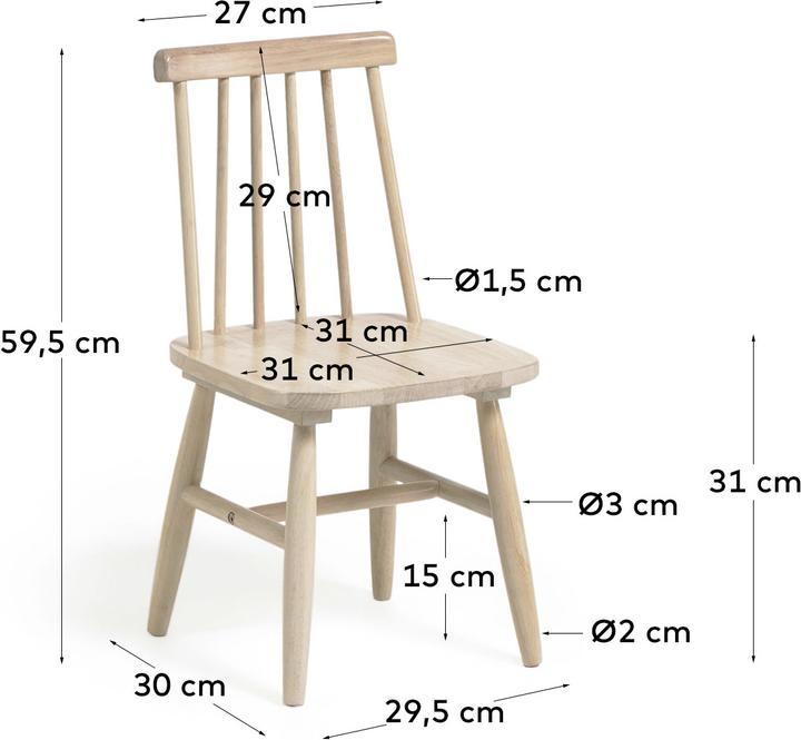 Produktbild Kave Home Tressia (Kinderstuhl)