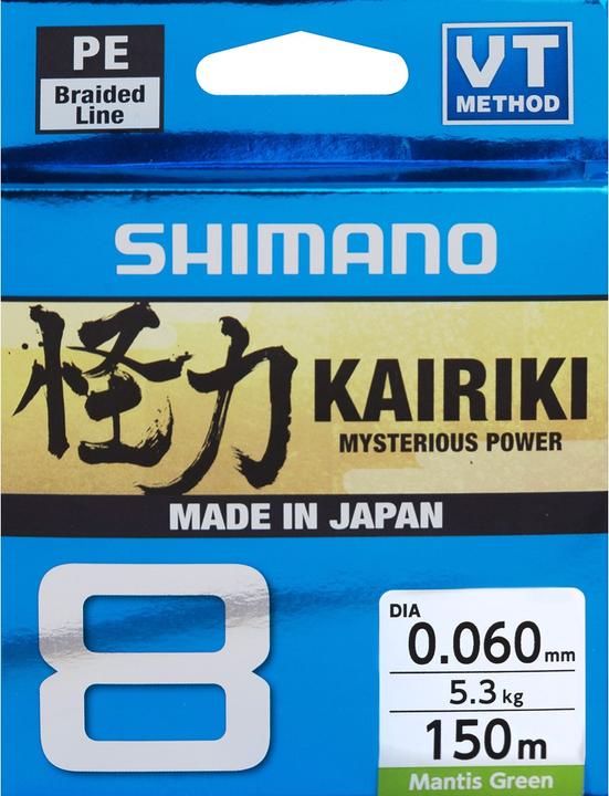 Produktbild Shimano Kairiki 8 Mantis Green (39.50 kg, 0.35 mm)