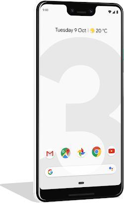 Actual product image Google Pixel 3 XL (64 GB, Clearly White, 6.30", Single SIM, 12.20 Mpx, 4G)