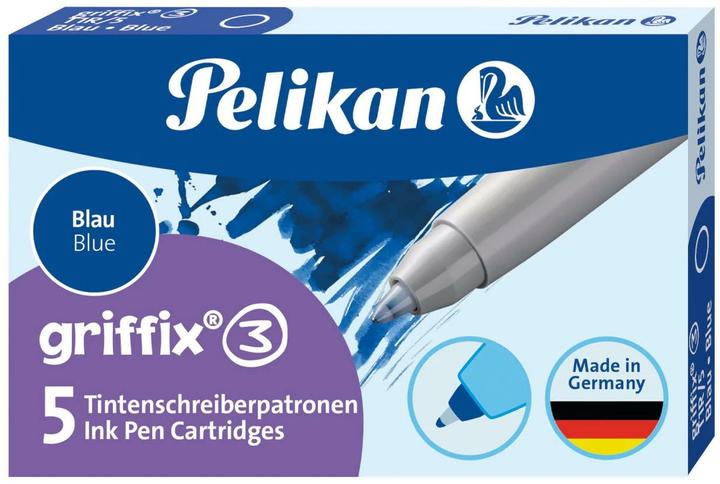 Pelikan Rollerpatronen Griffix (Gelmine, Blau, 1 mm)