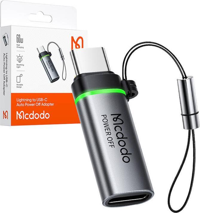 Image du produit Mcdodo Adaptateur Lightning vers USB-C Auto Power Off (Lightning, USB Type C)