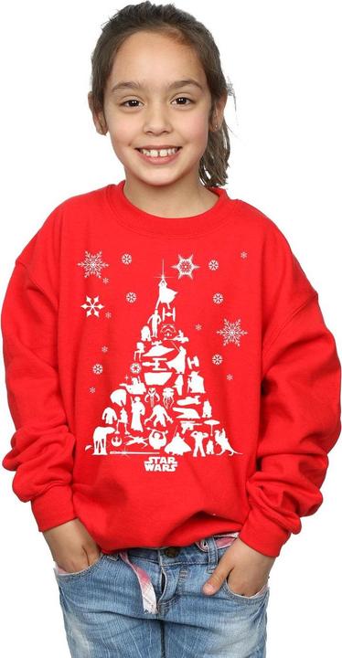 Produktbild Star Wars Christmas Tree Sweatshirt Mädchen (116)