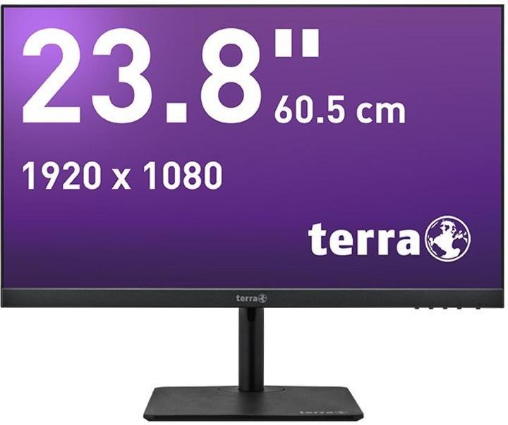 Actual product image Wortmann TERRA LCD/LED 2427W HA V2 black HDMI, DP, USB-C, GREENLINE PLUS (1920 x 1080 pixels, 23.80")