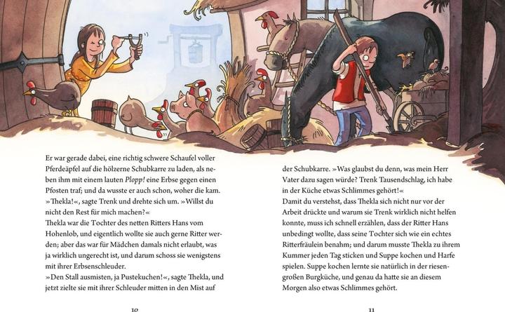 Image du produit Der kleine Ritter Trenk und der ganz gemeine Zahnwurm (Allemand, Kirsten Boie, Barbara Scholz, 2013)