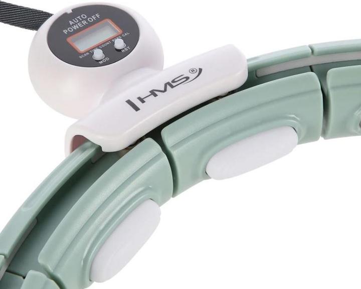 HMS Hula Hop HHM15 avec aimant et poids vert + compteur (44 cm)