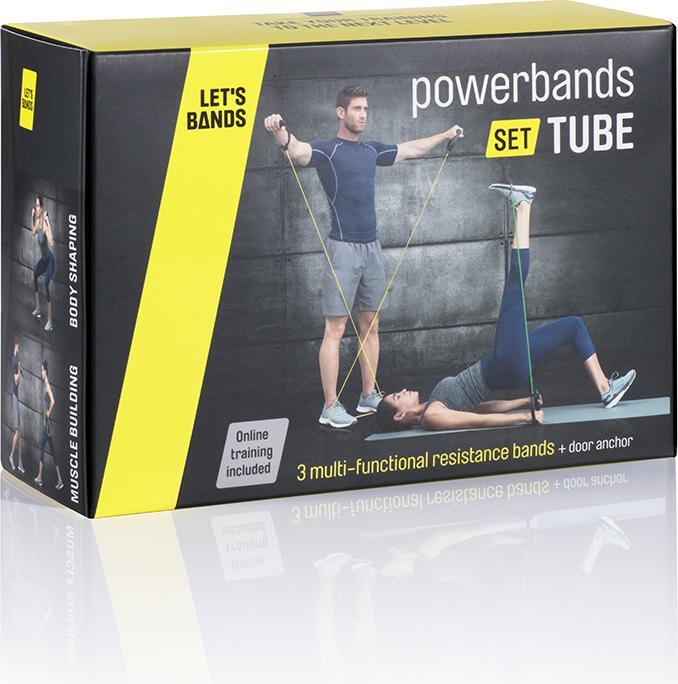 Image du produit Let's Bands Jeu de tubes (1.20 m, Léger, Moyen, Fort)