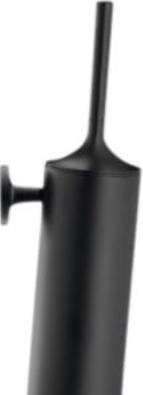 Actual product image Duravit Brush set Starck T wall-hung black matt