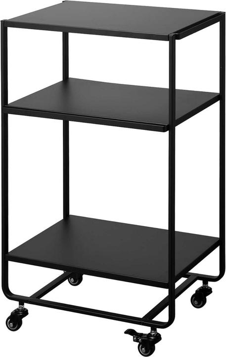 Actual product image Yamazaki kitchen trolley - 3 levels - Tower - Black