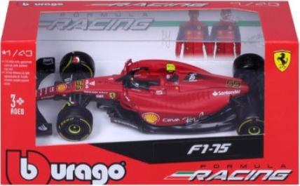 Immagine prodotto Bburago 927775.024 - Ferrari F1- 75 #55 Sainz 1:43