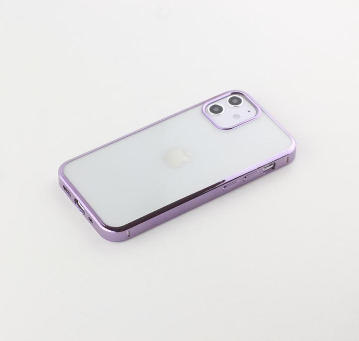 Produktbild PhoneLook Hülle Electroplate lila (Realme 12 Pro+, Apple iPhone 12)