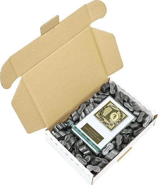 Actual product image kaiserkraft flo-pak® packaging chips, contents 400 l, black.
