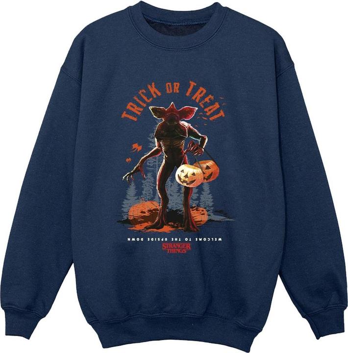 Image du produit Netflix - Sweat STRANGER THINGS TRICK OR TREAT DEMAGORGON - Garçon (152, 158)