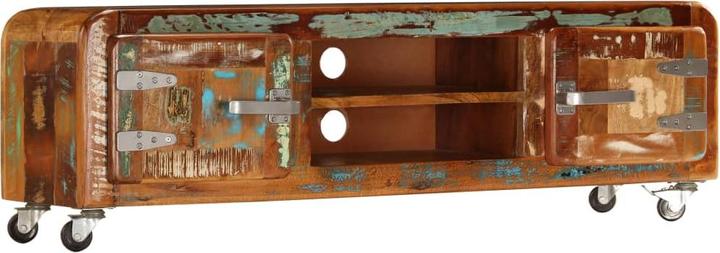 Image du produit VidaXL Meuble TV 120x30x36 cm Vieux bois massif,Matériau (120 x 30 x 36 cm)