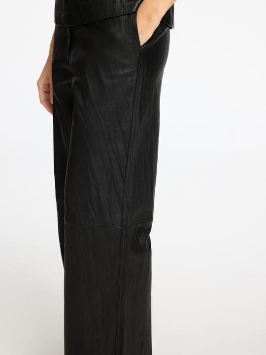 Immagine prodotto Selected Femme Pantaloni in pelle a vita media (38)