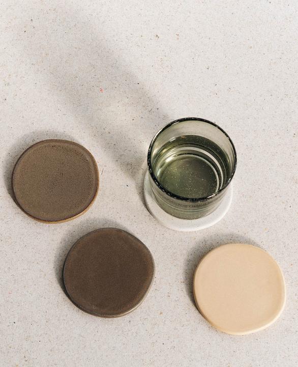 Produktbild Esmée Set Keramikuntersetzer (4 x, Glasuntersetzer)