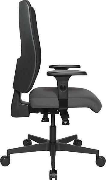 Immagine prodotto eurokraft pro Sedia girevole da ufficio V1, schienale imbottito, nero / antracite.