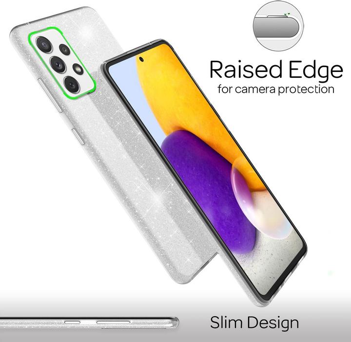 Produktbild Nalia Glitzer Handyhülle (Samsung Galaxy A72)