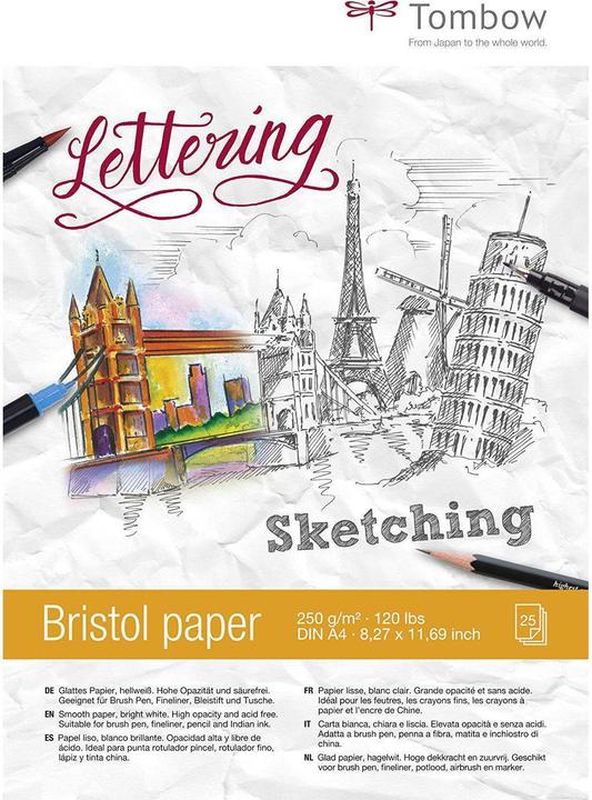 Immagine prodotto Tombow Blocco da disegno Bristol (A4, Nessuna, Copertina morbida)