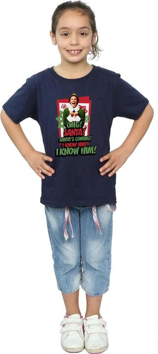 Image du produit Elf - T-shirt OMG SANTA - Fille (152, 158)