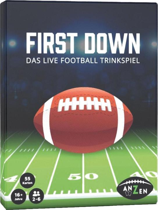 Produktbild Anzen Spiele FIRST DOWN - Das Live Football Trinkspiel (d)