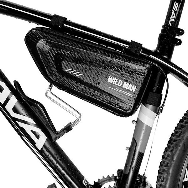 Immagine prodotto Wildman Etui/sakwa na ramę roweru L E4 uchwyt rowerowy czarna/nero (1 l, Borsa telaio)