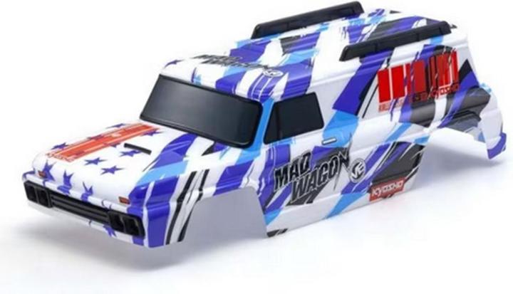 Image du produit Kyosho Monster Truck Mad Wagon VE 3S, 4WD, bleu, 1:10, ARTR (RTR Prêt à fonctionner)