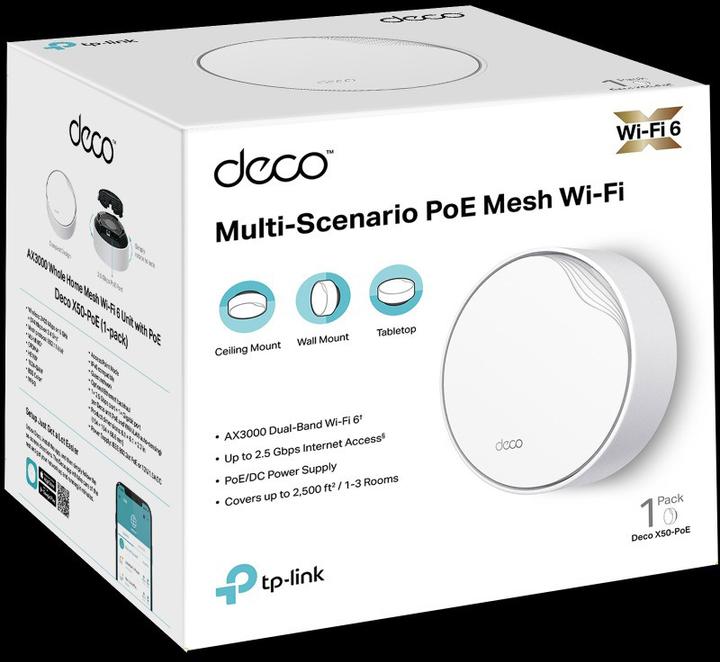 Actual product image TP-Link Deco X50-PoE (1-pack)