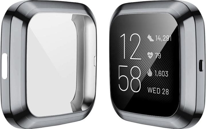 Image du produit Cover-Discount Fitbit Versa 2 - Etui de protection en caoutchouc gris