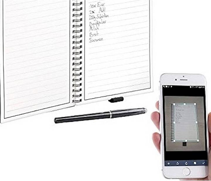 Produktbild Dreiklang-be smart Dreiklang wiederbeschreibbares Notizbuch Schreibblock,DIN A4, liniert, mit iOS/Android App in die (A4, Liniert)