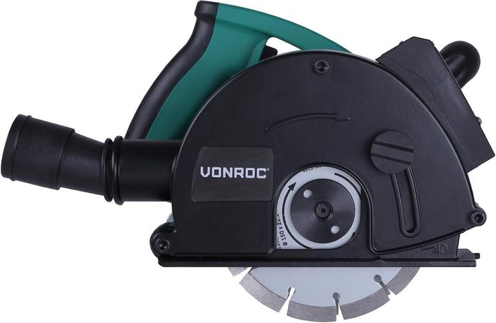 Produktbild Vonroc Mauernutfräse mit Laser und Absaughaube