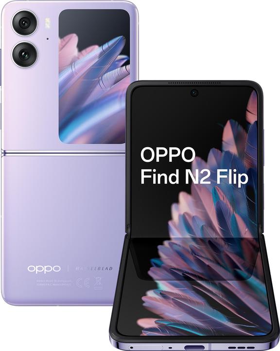 Produktbild OPPO Find N2 Flip (256 GB, Moonlit Purple, 6.80", Dual SIM, 50 Mpx, 5G)