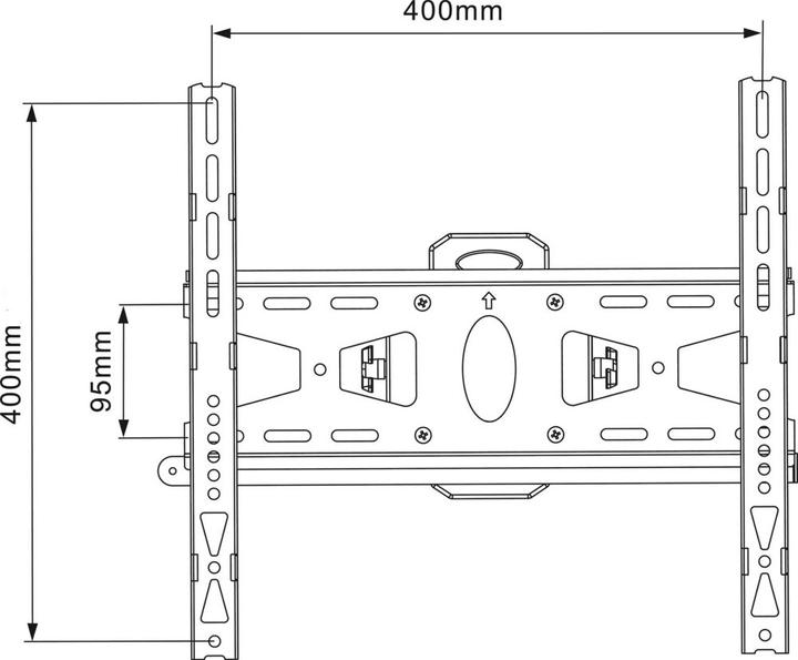 Actual product image Mount Massive MNT 204 WALLMOUNT TURN 120 (Wall, 55", 25 kg)