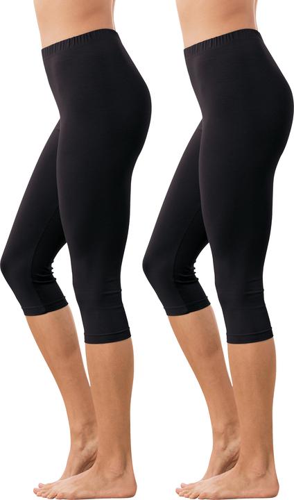 Erwin Müller Damen-Capri-Leggings 2er-Pack
